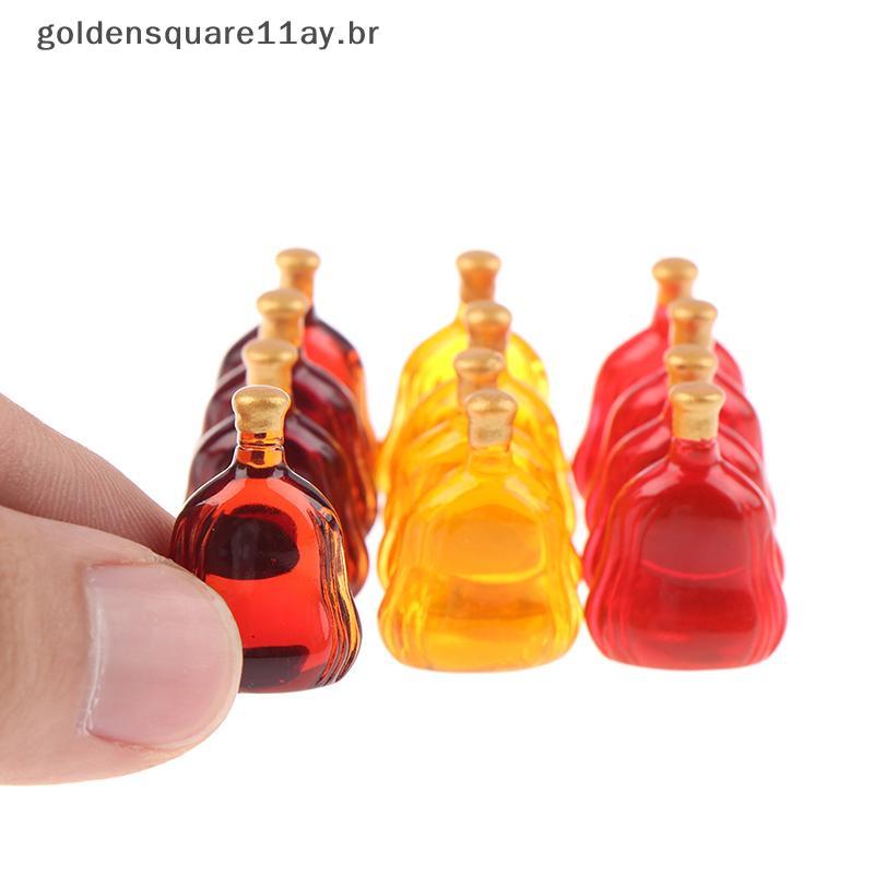 gol 10 Peças Garrafas De Vinho Em Miniatura Para Casa De Bonecas Fingir Brincar Boneca Comida Bebida Acessórios BR
