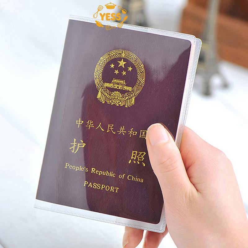 Capa Transparente Para Passaporte YESS Em Sacos De Documentos À Prova D'água Protetora Quente