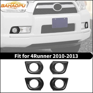 BAHAOPU Apto Para 4Runner 2010 2011 2012 2013 Frente Do Carro Nevoeiro Lâmpada Decoração Capa Guarnição Adesivo Auto Ext