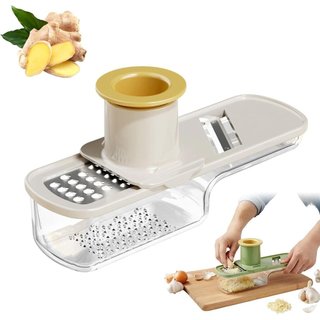 Mini Picador e Espremedor de Alho com Recipiente