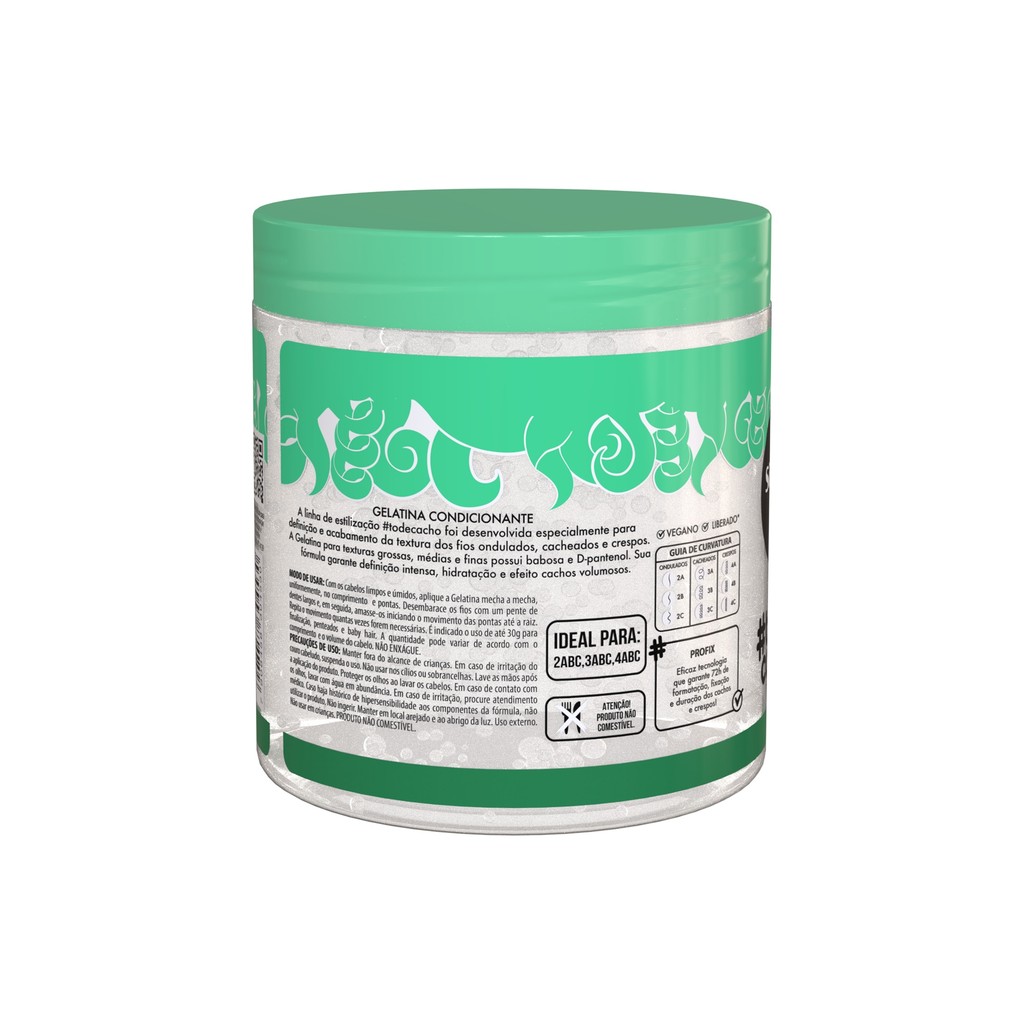 Gelatina Babosa #todecacho Volume e Hidratação Salon Line 550g · foto 2