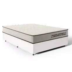 Cama Box Casal com Colchão de Espuma D45 Double Comfort 138x188x59cm