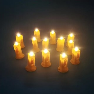 Mid-Autumn Festival lanterna pavio lâmpada led grânulo lâmpada eletrônica luminosa pequena lâmpada amarela crianças arte