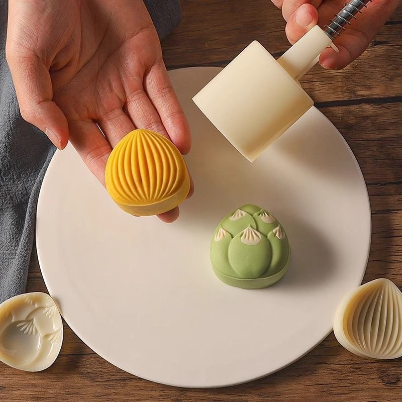 Novo Daji Dali Snowskin Mooncake gravação molde cozinha Gadget criativo 1D6B