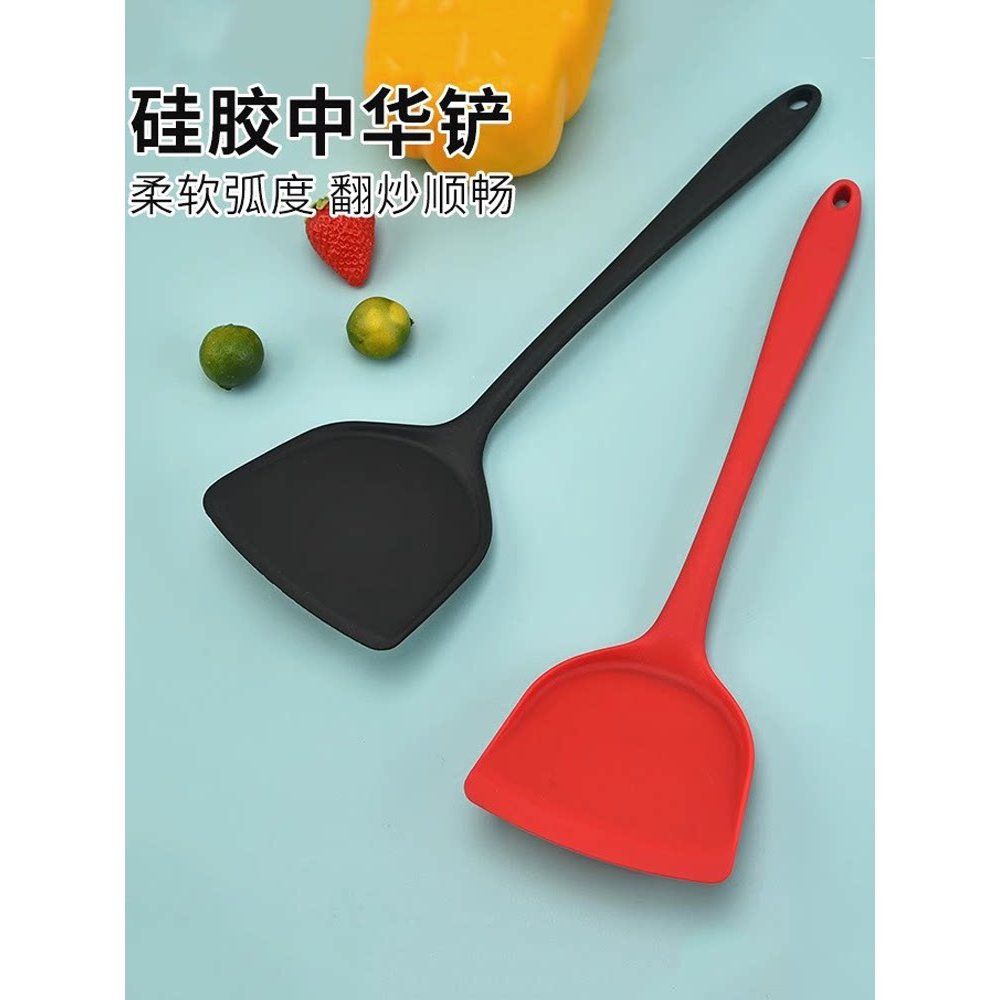 Utensílios de cozinha de silicone espátula de silicone antiaderente Pan cozinhar espátula resistente a altas temperatura