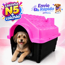 Casa Casinha Para Cachorro N5 Com Colchão Confortável Casinha Para Cães e Gatos