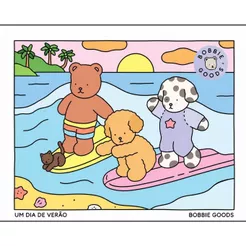 Um dia de verão | Livro de colorir oficial Bobbie Goods