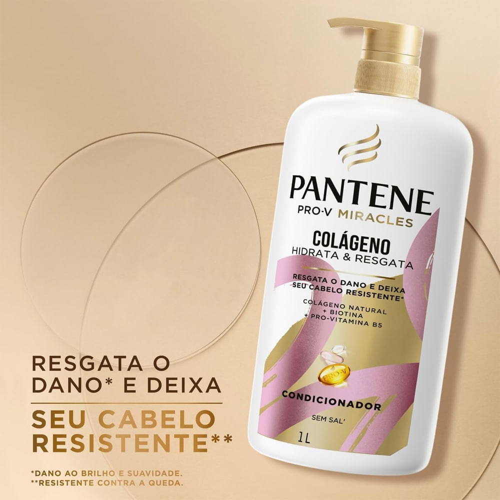 Condicionador Pantene Colágeno 1 Litro · foto 2