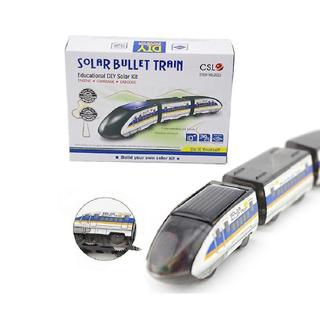 Kit Trem Bala Solar DIY Robótica Educacional Montagem Sem Pilhas Trenzinho Com Mini Painel Solar