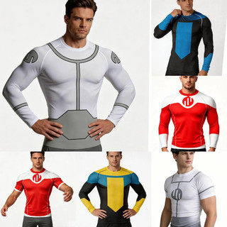 Traje de Cosplay Invencível, Camisa de Compressão Viltrumite Impressa em 3D, Conjunto Feminino para MMA, BJJ e Academia 