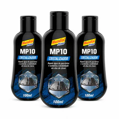 KIT 3 Cristalizador de Vidros MP10 Mundial Prime 100ml Repelente de Água