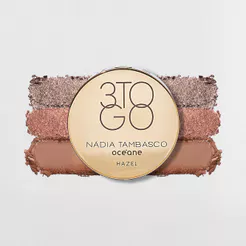 Trio de Sombras Nádia Tambasco By Océane - 3 To Go Palette Hazel 7,8g