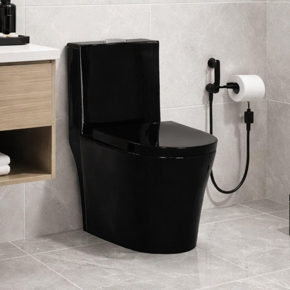 Kit Vaso Sanitário Monobloco Modaza Puri Nero - Preto — imagem 2 de 2
