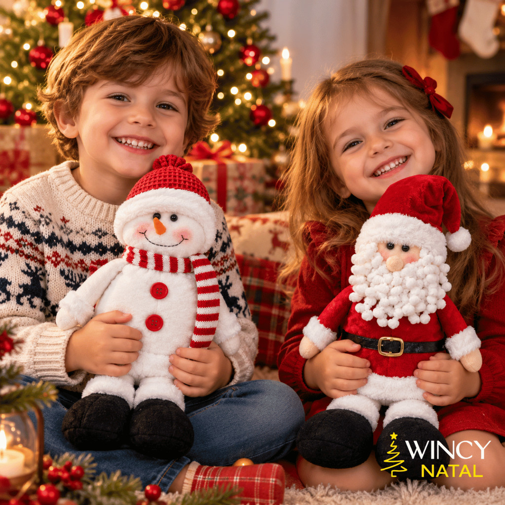 Boneco Papai Noel Extensível - Wincy Natal / Enfeite Natalino Decorativo Natal Decoração Casa Mesa Festa