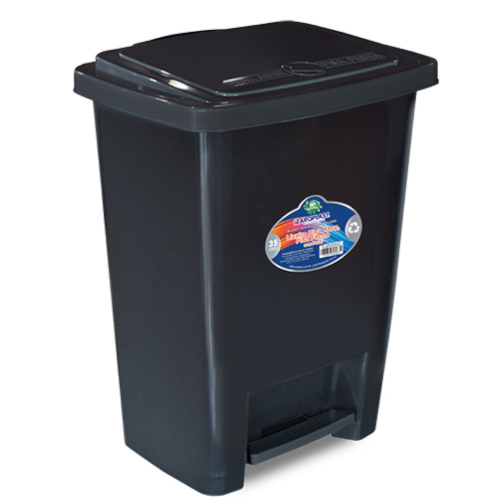 Lixeira plástica 35 litros com pedal - Arqplast