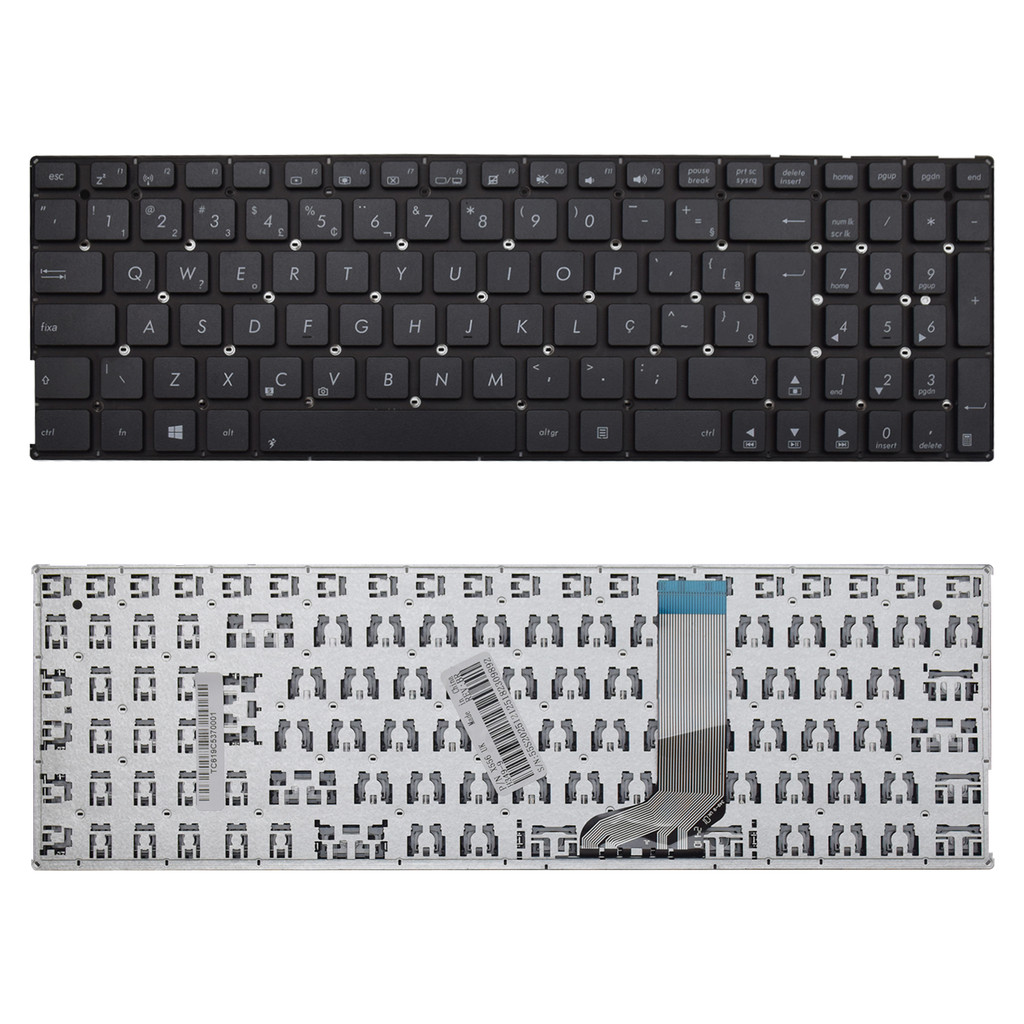 Teclado para Notebook Asus X Series X556 ABNT2 Preto
