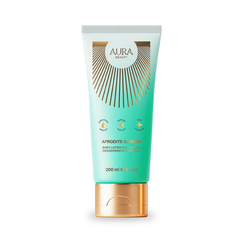 Body Lotion Desodorante Corporal Afrodite Garden 200ml