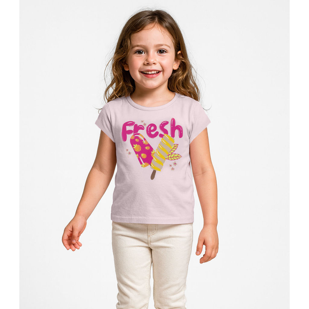 Blusa Infantil Menina Infinita Cor Rosa