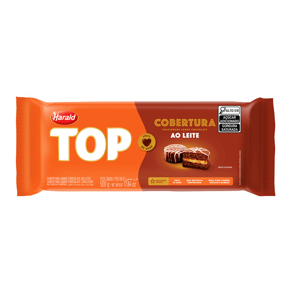 COB BARRA AO LEITE TOP 500G HARALD — imagem 2 de 2