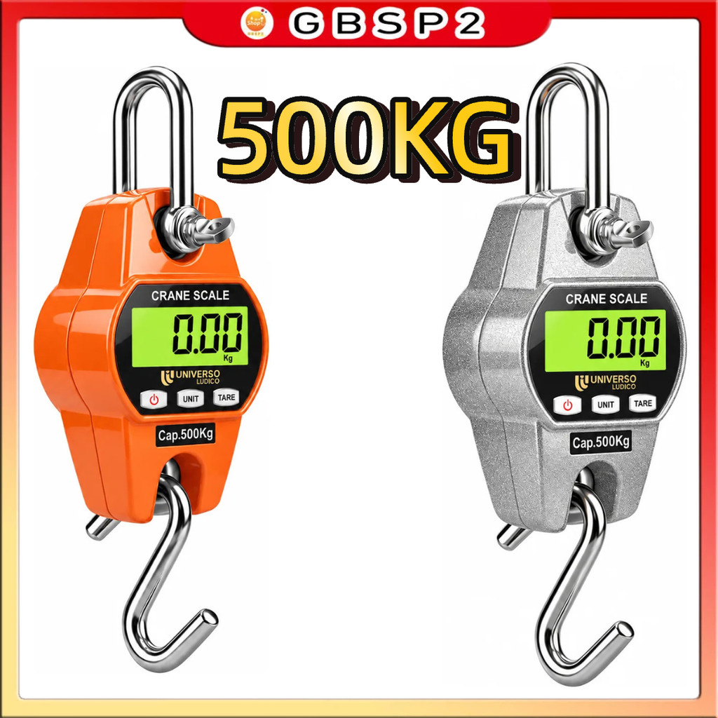 500KG Balança Digital De Gancho Portátil Industrial Eletrônica