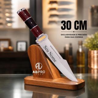 Faca De Cozinha Faca artesanal Personalizada a Laser Nome