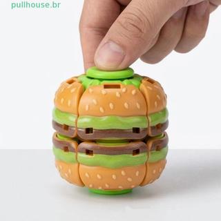 Bola Giratória PULLHOUSE , Brinquedo Giratório De Bolso Para Alívio Do Estresse , Formato De Hambúrguer