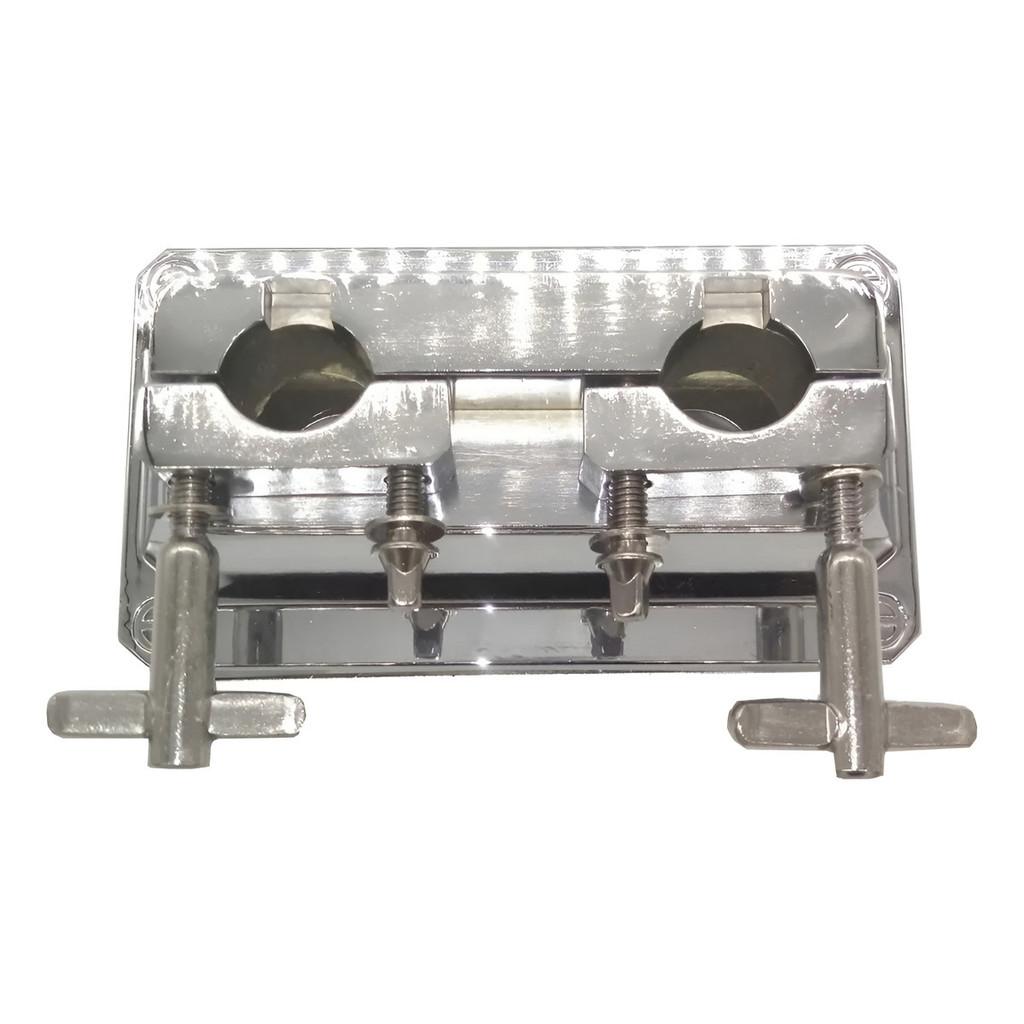 Base Dupla Bumbo Premium Dbp7b Cromado