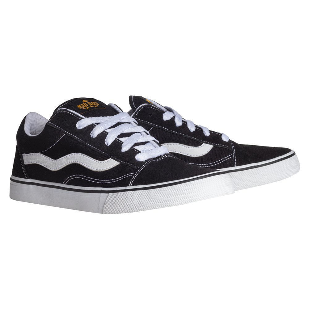 Tênis Unissex Mad Rats Old School Preto/Branco