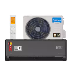 Ar Condicionado Split 18000 BTUs Inverter AI Ecomaster Preto Grafite Q/F Midea