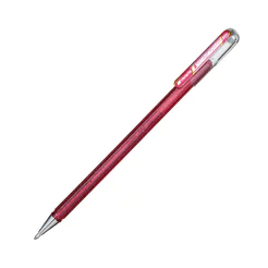 Caneta gel 1.0mm Hybrid Dual Metallic Rosa e Rosa Claro Pentel