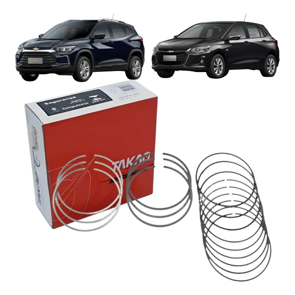 Imagem Jogo Aneis Motor Std Onix G2 Tracker