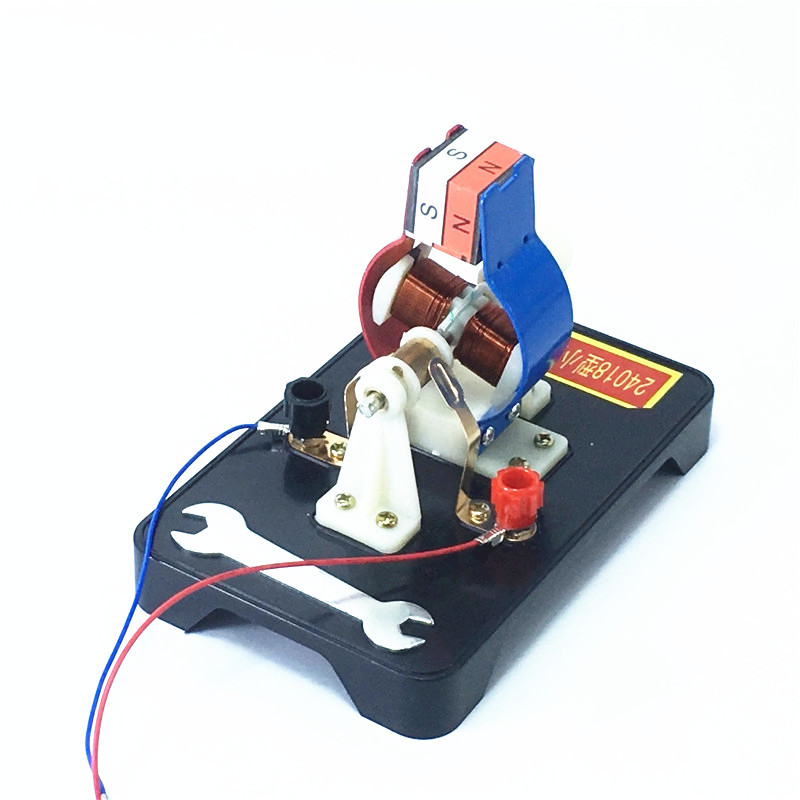 Modelo de motor pequeno e pequeno 24018 DC Montagem removível Auxiliares de ensino de eletricidade física Modelo de moto