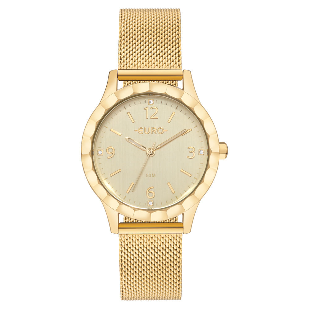 Relógio Euro Feminino Glitz Dourado - EU2036YVW/4X