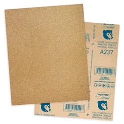 Folha de lixa para madeira e massa 225 x 275 - A237 - Norton