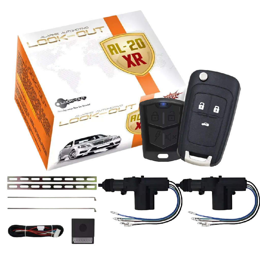 Alarme Automotivo Al20xr Chave Canivete Gm 3bt E Trava 2p em Oferta na Shopee