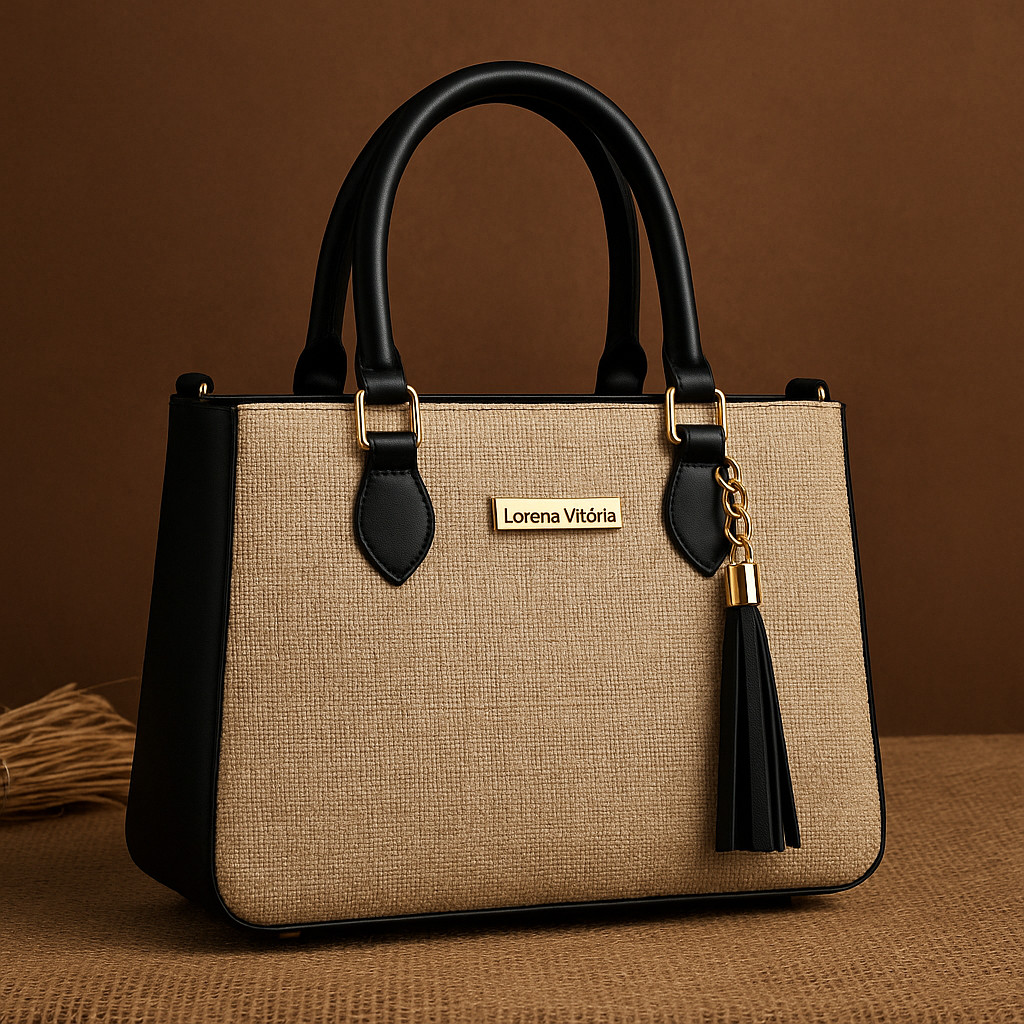 Bolsa Feminina  transversal lançamento Lorena Vitoria em Oferta na Shopee