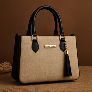 Bolsa Feminina  transversal lançamento Lorena Vitoria em Oferta na Shopee