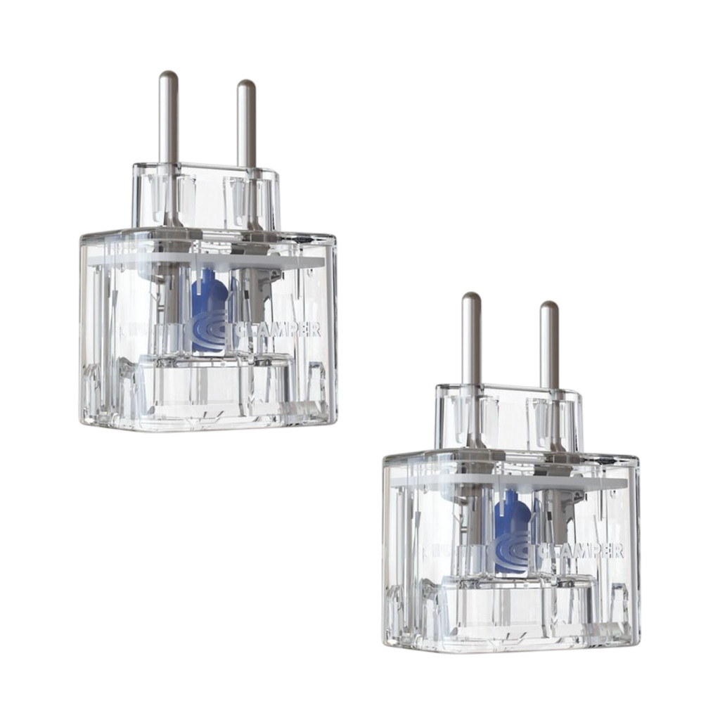 Kit com 2 Pocket 2 Pinos 10a - Dps Plug Clamper LCF - Transparente