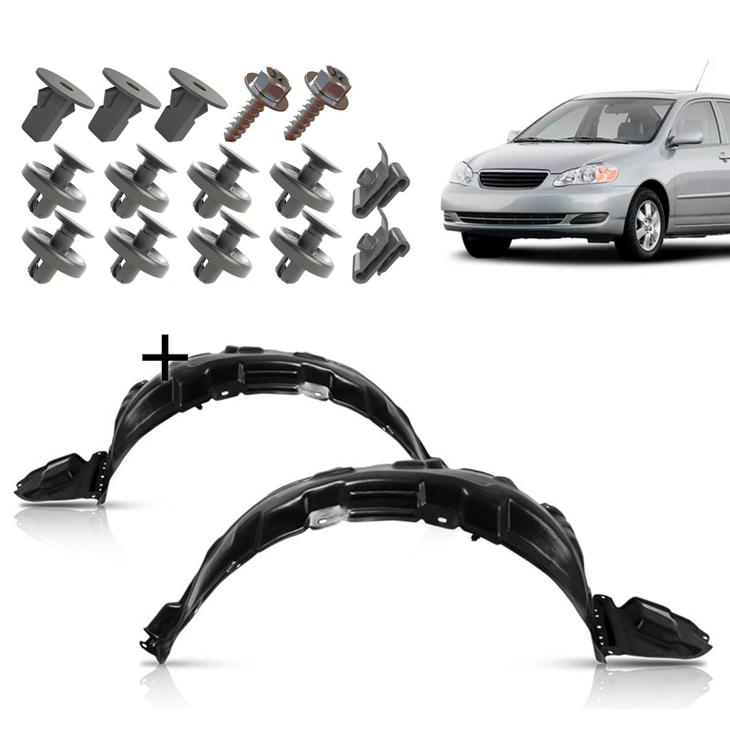 Parabarro Corolla 02 03 04 05 06 07 08 + Kit Grampo Presilha em Oferta na Shopee