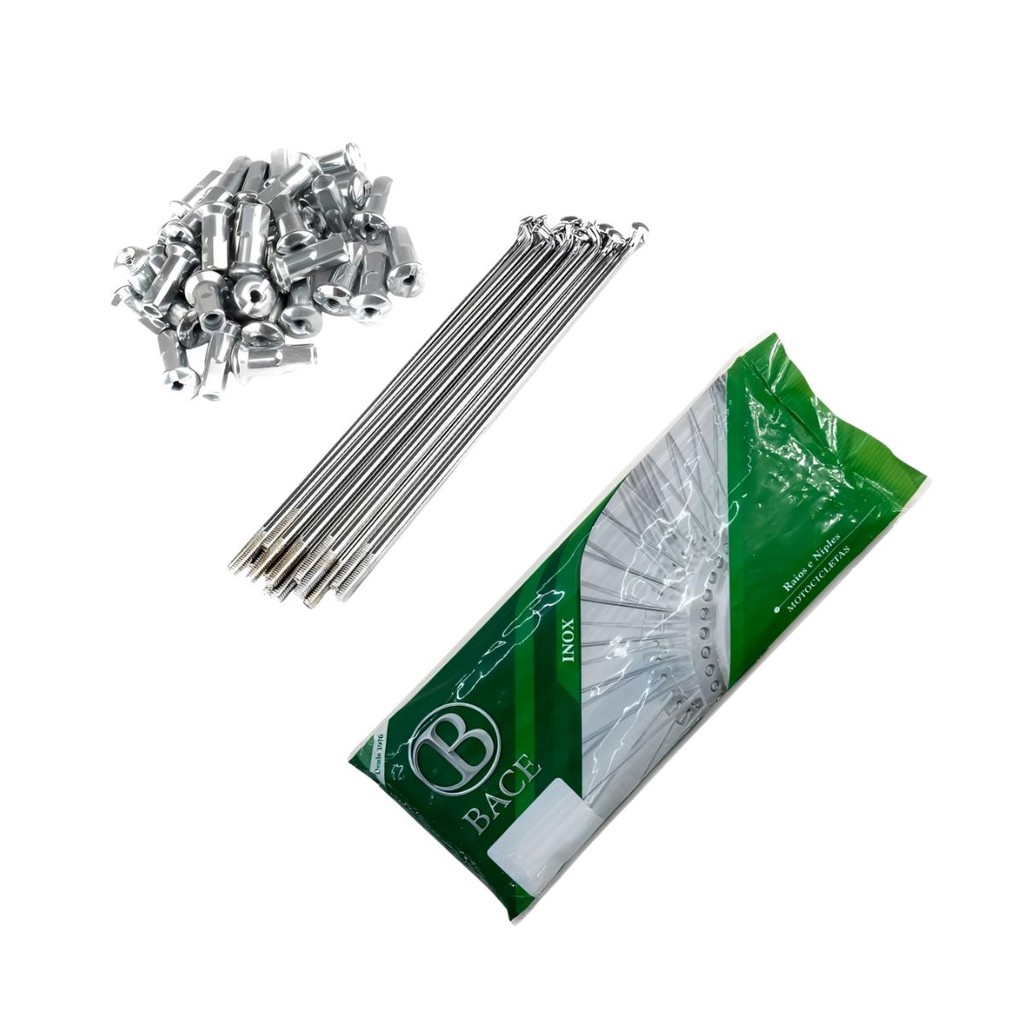 Jogo de Raio Inox Honda XL 700 Transalp Traseiro 3,5mm Bace