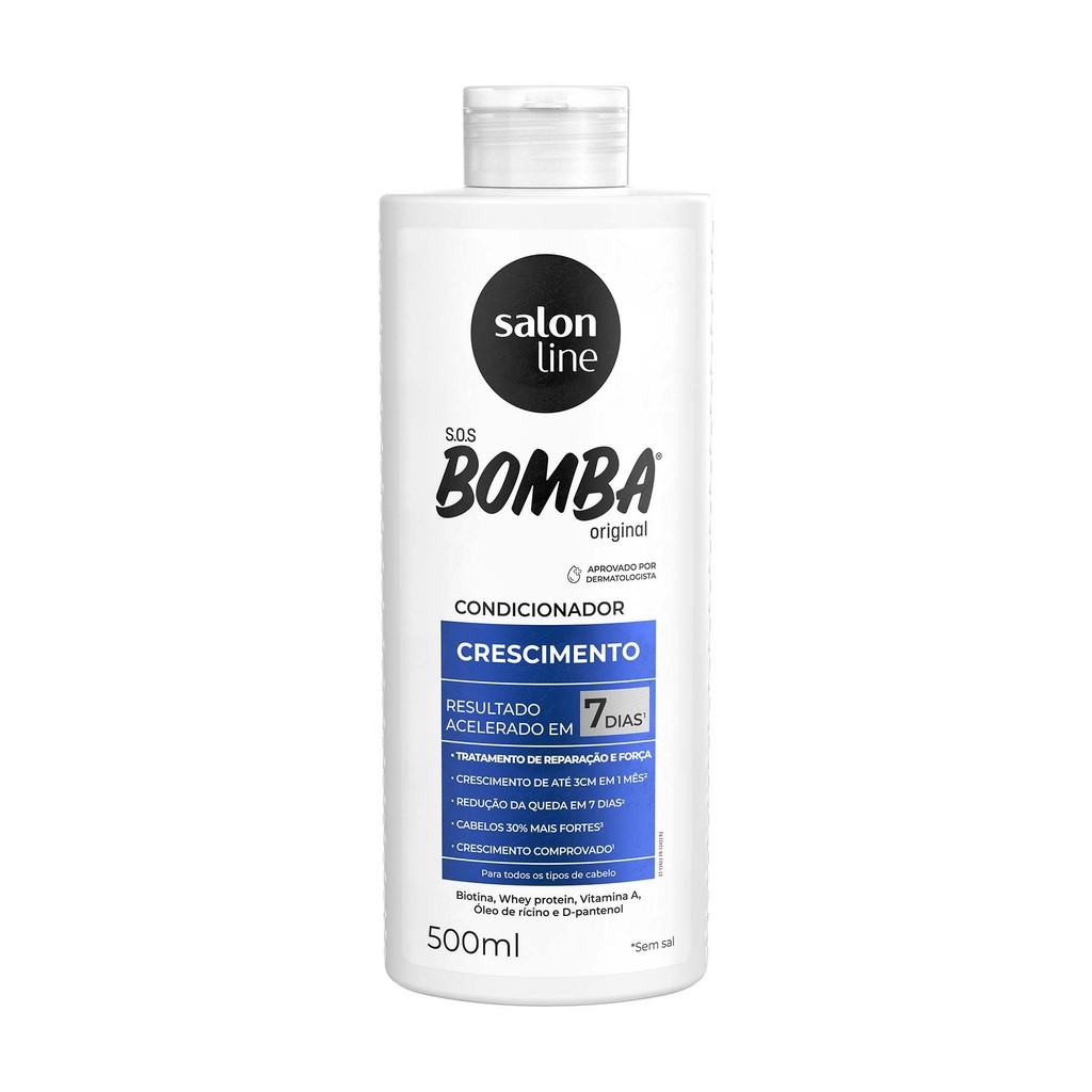 Condicionador SOS Bomba Original Salon Line 500ml em Oferta na Shopee