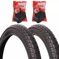 Pneu Kenda Aro 22 2.125 Bicicleta Bike Eletrica E-bike Lev Cairu Kinetron Scooter + Camara de ar