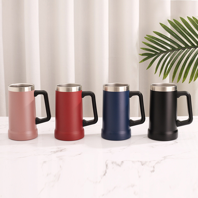 Caneca Térmica Inox 710ML Cerveja Café Chá Camada Dupla Com Isolamento