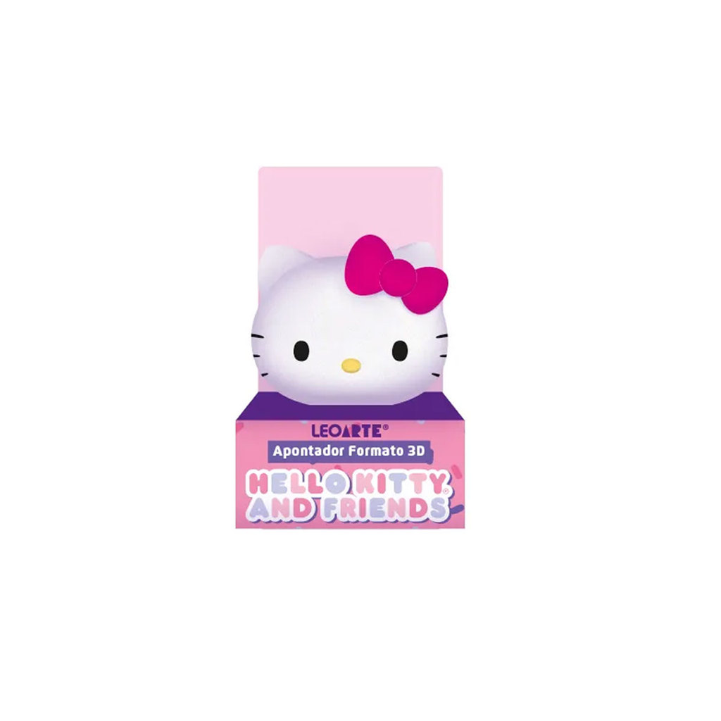 Detalhes do Apontador com coletor Hello Kitty e Amigos 3D Leonora