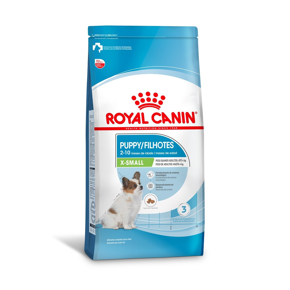 Ração para Cães Filhotes X-Small Junior Royal Canin 2.5kg em Oferta na Shopee