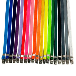 15 Tirantes para Crachá com Presilha Jacaré 12mm Pronta Entrega em Oferta na Shopee