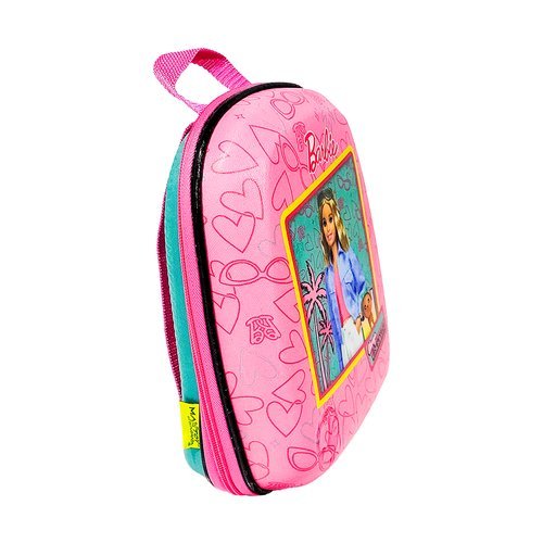 Mochila Infantil Barbie Pequena Rosa Estilosa Resistente Leve Meninas