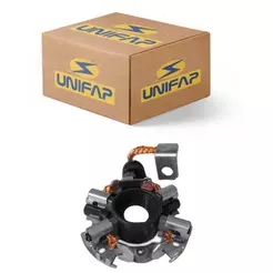 Porta Escova Motor Partida Fiat Palio Siena Uno 12V Unifap