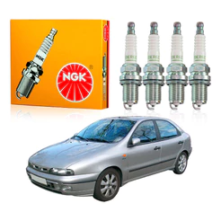 Jogo Velas Ngk Brava 1.8 16v 2000 A 2003