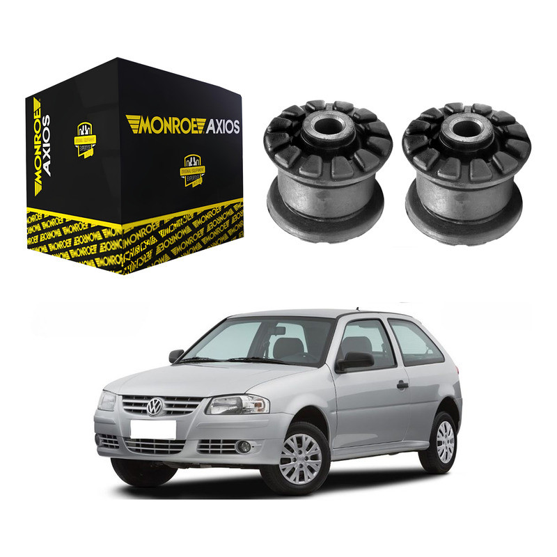 Par Bucha Bandeja Dianteira Gol G4 1.0 1.6 1.8 2006 A 2008 em Oferta na Shopee